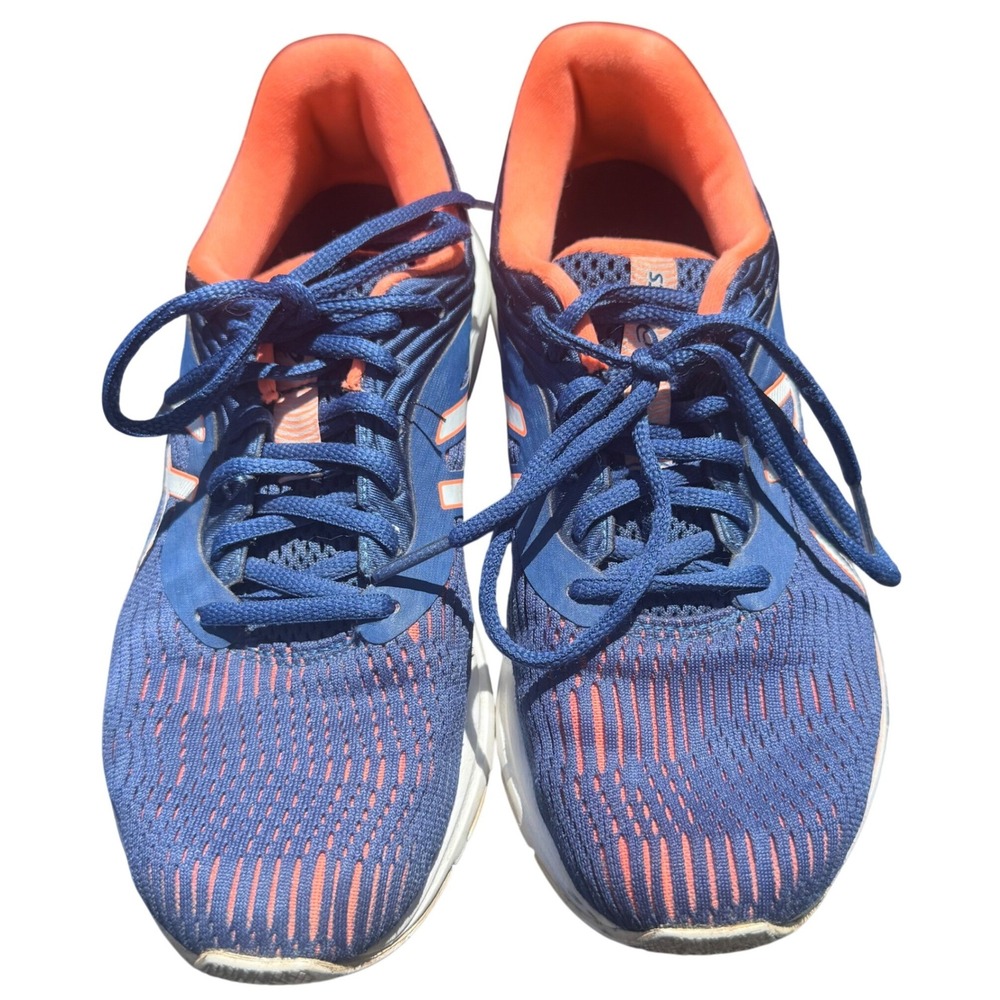 ASICS Gel-Excite 6 Blue Coast White Orange Running‎ Shoes 1012A467 Womens Size 7